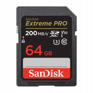 Karta pamięci SANDISK EXTREME PRO SDXC 64GB 200/90
