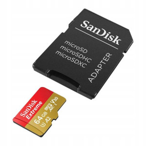 Karta pamięci SANDISK EXTREME microSDXC 64 GB 170/