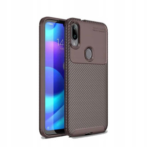 iPaky Carbon Fiber Xiaomi Mi Play Brązowe