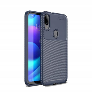 iPaky Carbon Fiber Xiaomi Mi Play Niebieskie