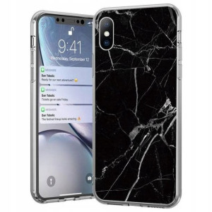 Wozinsky Marble Etui Xiaomi Redmi Note 8 Pro Czarn
