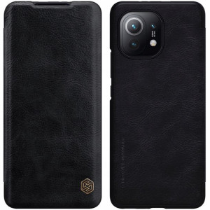 Nillkin QIN skórzane etui do Xiaomi Mi 11 Czarne