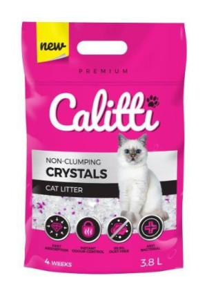 Calitti CRYSTALS 3.8L - żwirek silikonowy