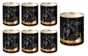 DOLINA NOTECI PIPER z przepiórką 12 x 800 g - mokra karma dla dorosłych psó