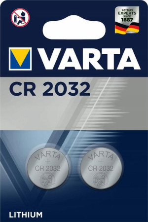 Zestaw bateria litowa VARTA CR2032 3V (Li; x2)
