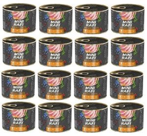Dolina Noteci Rafi Mini z Kaczką 12 x 185g - mokra karma dla psów dorosłych