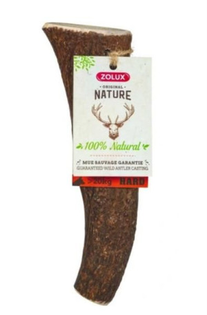 ZOLUX Poroże jelenia HARD w całości - naturalny gryzak dla psów ważących po
