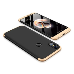 Etui 360 3w1 Xiaomi Redmi Note 5 Czarno-złote