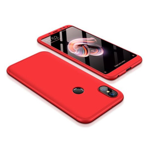 Etui 360 3w1 Przód+tył Xiaomi Redmi Note 5 Czerwon