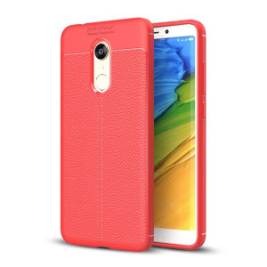 Etui Ipaky Leather Case Xiaomi Redmi 5 Czerwone