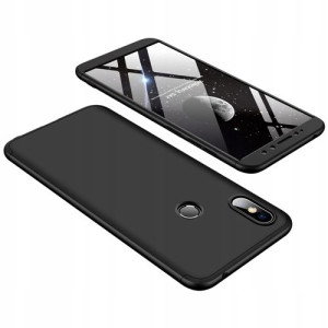 Etui 360 3w1 Przód+tył Xiaomi Redmi S2 Czarne