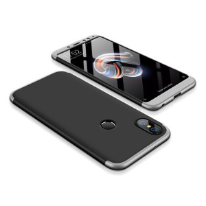 Etui 360 3w1 Xiaomi Redmi Note 5 Czarno-srebrne
