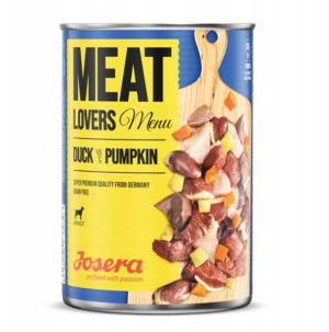 Josera Meat Lovers Menu Kaczka z dynią 800g - mokra karma dla dorosłych psó