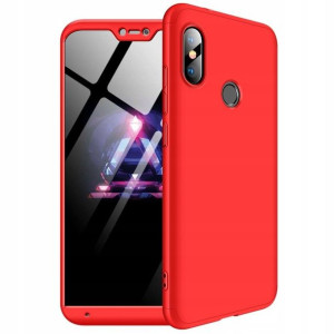 Etui 360 3w1 Przód+tył Xiaomi Mi A2 Lite Czerwone