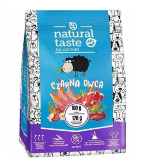 Natural Taste Czarna Owca 1kg - suszona karma dla psów dorosłych, 1 kg