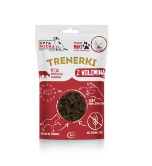 Syta Micha, Treningówki z wołowiną dla psa 80g - przysmak treningowy dla ps