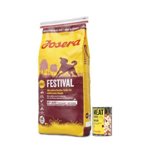 Josera Festival 15kg + Josera Meat Lovers Pure Kurczak 400g GRATIS