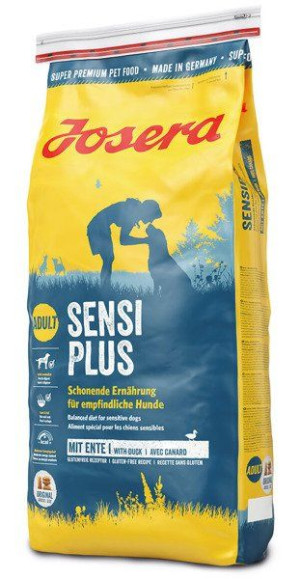 Josera Sensiplus 15kg + Josera Meat Lovers Pure Kurczak 400g GRATIS