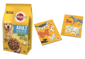 PEDIGREE Adult kurczak warzywa 15 kg - sucha karma dla psów dorosłych + Not
