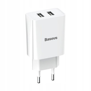 Baseus ładowarka sieciowa 2xUSB 2.1A CCFS-R02