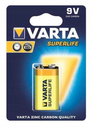 Varta Bateria Cynkowo-węglowa 9v 6f22 Superlife