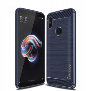 Etui Ipaky Drawing Carbon Xiaomi Mi Max 3 Granatow