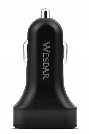 Ładowarka samochodowa Wesdar 2xUSB M555030 Czarna