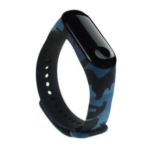 Opaska Xiaomi Mi Band 4 / 3 Camouflage Niebieska