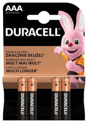 Bateria DURACELL Basic AAA / LR03 K4 4 Sztuki
