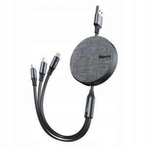 Baseus Fabric rozwijany kabel 35-120cm CAMLT-BYG1