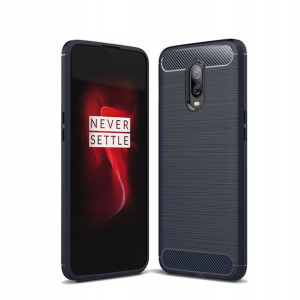 Ipaky Drawing Carbon Oneplus 6T Niebieskie