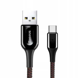Baseus X-type USB-C 3A 1M QC3 czarny (CATXD-A01)