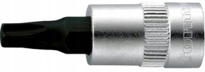Wkrętakowa końcówka wymienna 1/4" do śrub z gniazdem TORX® FORMAT