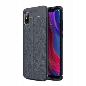 Etui Ipaky Leather Case Xiaomi Mi8 Pro Granatowe