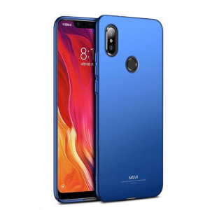 MSVII cienkie Etui do Xiaomi Mi 8 6.21 Niebieskie