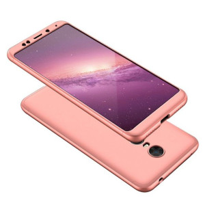 Etui 360 3w1 do Xiaomi Redmi 5 Plus Różowe