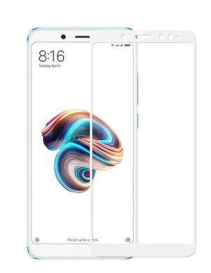 Szkło Hartowane mofi Xiaomi Redmi Note 5 Pro Białe