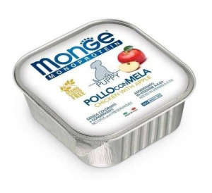 MONGE Fruit Dog Monoprotein Junior Kurczak z jabłkiem 150g