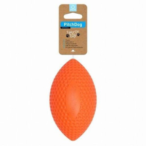 PULLER PitchDog sport ball orange piłka rugby dla psa pomarańczowy 9 cm x 1