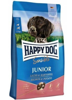 HAPPY DOG Sensible Junior Lachs 10 kg dla młodych psów łosoś i ziemniaki