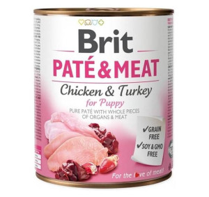 BRIT Pate&Meat puppy 6 x 800 g pasztet dla szczeniąt