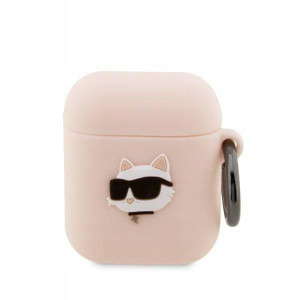 Karl Lagerfeld KLA2RUNCHP AirPods 1/2 cover różowy