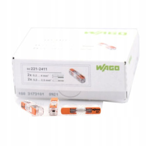 Wago szybkozłączka 221-2411 przelotowa 60szt. opak