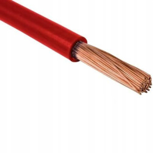 Przewód kabel linka LGY H07V 1x1mm CZERWONY 1MB