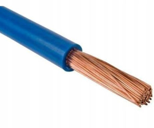 Przewód kabel linka LGY H07V 1x1mm NIEBIESKI 1M