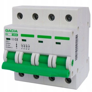 Rozłącznik wyłącznik izolacyjny Gacia 4P 100A 230V