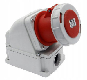 Famatel gniazdo stałe siłowe 63A 5P IP67 24395
