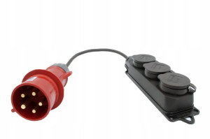 Adapter Siłowy Redukcja Przejściówka 32a Trójnik