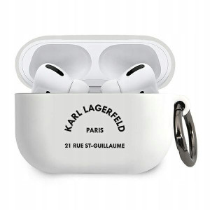 Karl Lagerfeld KLACAPSILRSGWH AirPods Pro cover bi