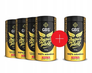 Kawa GBS ANGEL'S TOUCH Mielona 5xMOC 5PAK SMAKI